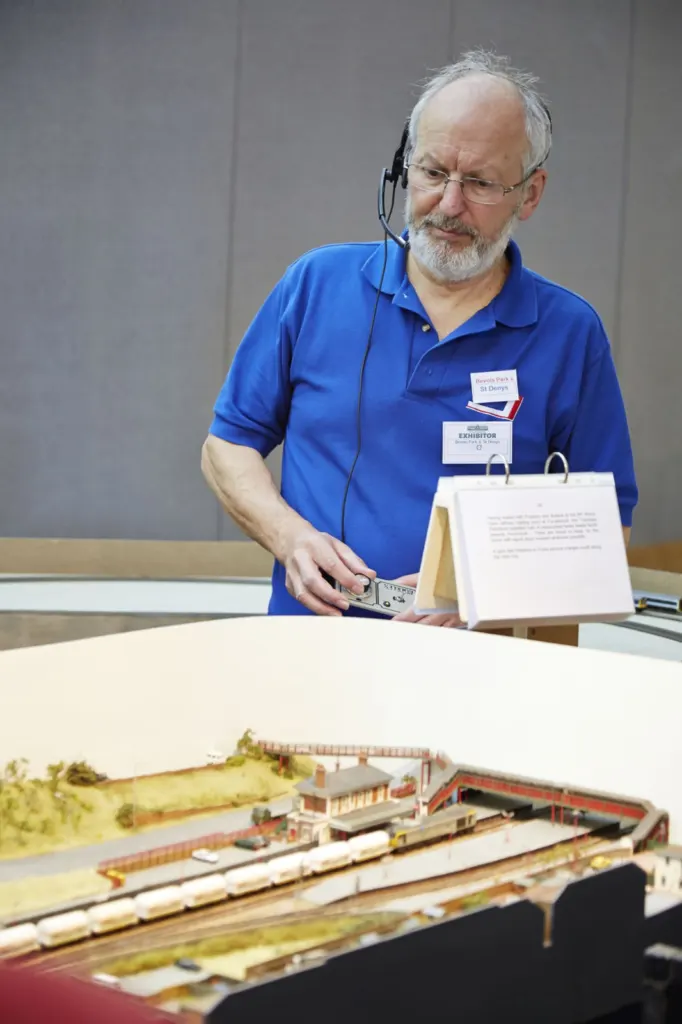 London Festival of Railway Modelling — documentary and portrait photograph in London, UK, frame 8 of 21.